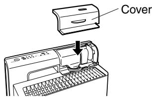 SANYO ABC-VW24A - Replace the cover. - Push from above. - 1