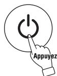 SANYO ABC-VW24A - Appuyez sur l'interrupteur d'alimentation. - 2