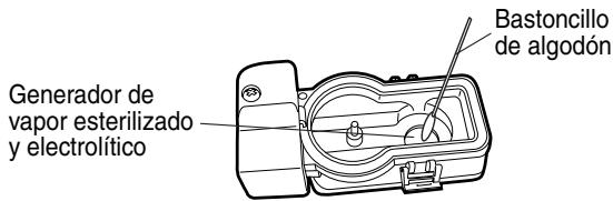 SANYO ABC-VW24A - En el caso que haya sarro en el generador de vapor esterilizado y electrolítico, limpie con vinagre para quitar el sarro. No use agua ya que esto podría causar que la unidad funcione incorrectamente. - 1