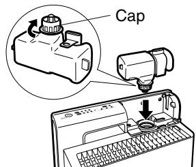 SANYO ABC-VW24A - Close the cap on the tank and replace. - 1