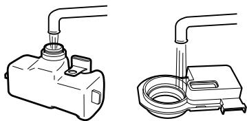 SANYO ABC-VW24A - Lavez le réservoir et le couvercle d'eau électrolysée avec de l'eau. - 1