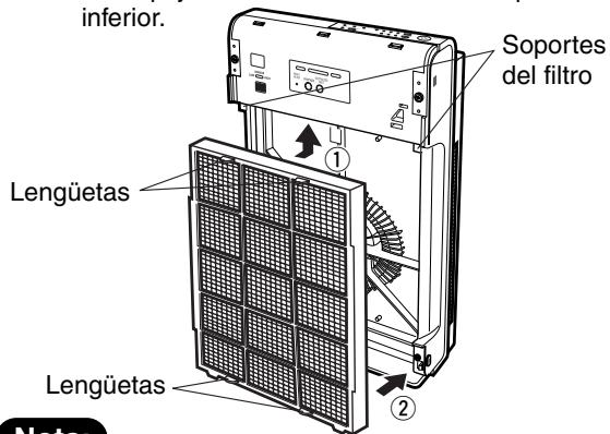 SANYO ABC-VW24A - Coloque el prefiltro. - 1