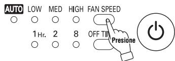 SANYO ABC-VW24A - Presione el botón de velocidad del ventilador y opere de acuerdo a la preferencia. - 2