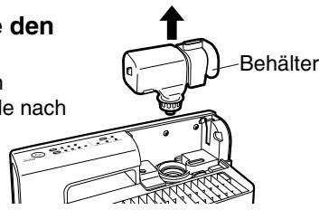 SANYO ABC-VW24A - Entfernen Sie den Behälter. - 1