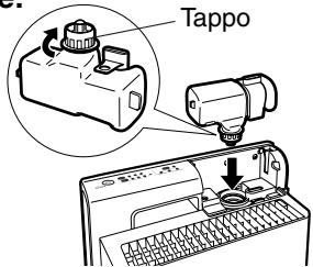 SANYO ABC-VW24A - Chiudere il tappo del serbatoio e rimontare. - 1