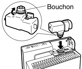 SANYO ABC-VW24A - Refermez le bouchon du réservoir, puis remettez le réservoir en place. - 1