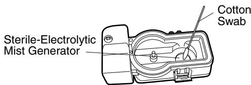 SANYO ABC-VW24A - In the event of limescale build up on the Sterile-Electrolytic Mist Generator, clean with white vinegar to remove the limescale. Do not use water as this may cause the unit to malfunction. - 1