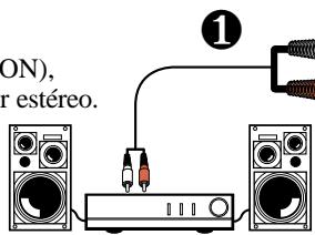 SANYO DS27930 - CONECTE UN AMPLIFICADOR ESTÉREO A LAS SALIDAS DE AV - 1