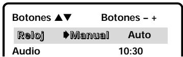 SANYO DS27930 - Para ajustar el reloj manualmente - 1