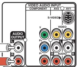 SANYO DS31820 - CONECTE UN AMPLIFICADOR ESTÉREO A LAS SALIDAS DE AV - 3