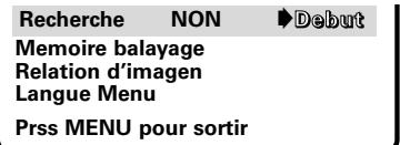 SANYO DS31820 - Réinitialisation DU MODE D'ANTENNE / DE LA TÉLE PAR CÂBLE ET DE LA RECHERCHE DES CANAUX - 1