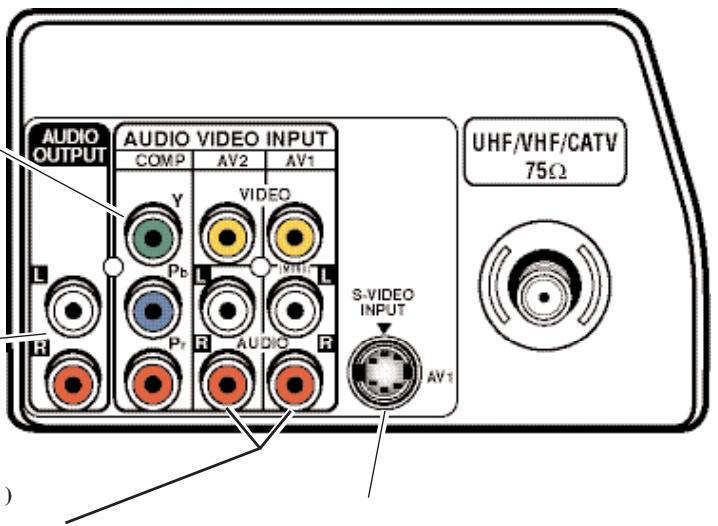SANYO DS32224 - Entradas Componente 480i Audio/Video (Y, Pb, Pr) (Component2) - 1