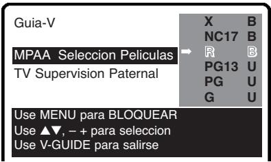 SANYO DS32224 - AJUSTE DE LA CLASIFICACIÓN DE PELÍCULAS - 1