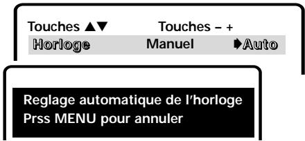 SANYO DS32920 - Réglage automatique de l'horloge : - 1
