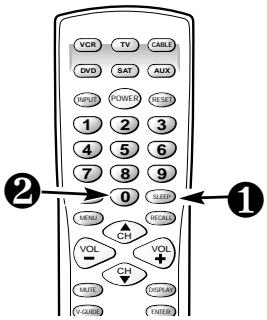SANYO DS32920 - RÉGLAGE DE L'ARRÊT RETARDÉ - 1