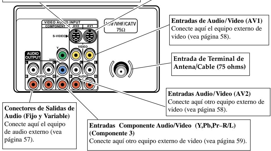 SANYO DS32920 - Terminal de Entrada de S-Vídeo (AV1) (Súper Vídeo) - 1