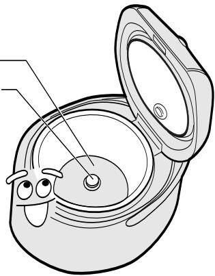 SANYO ECJ-N100F - HEATING ELEMENT AND TEMPERATURE SENSOR - 1