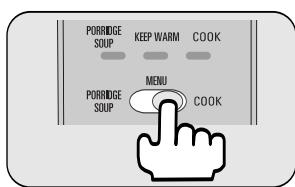 SANYO ECJ-N100W - Choose the COOK function. - 1