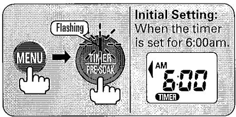 SANYO ECJ-S35K - After selecting a MENU, press the TIMER button until TIMER icon is displayed. - 1