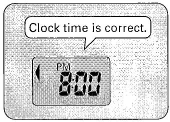 SANYO ECJ-S35K - Check the current time. - 1