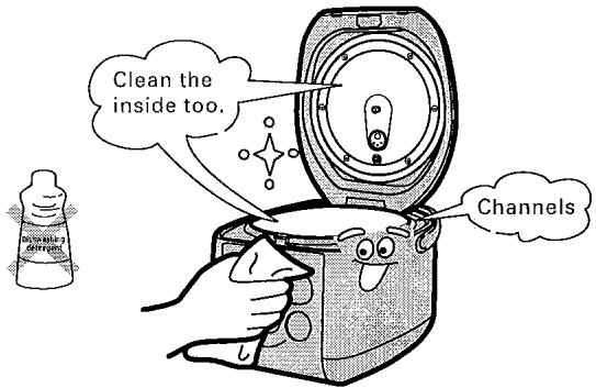 SANYO ECJ-S35S - CLEANING AND MAINTENANCE - 2