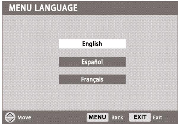 SANYO HT30746 - MENU LANGUAGE - 2