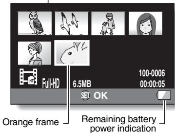 SANYO VPC-CG102BK - Select "DELETE", and press the SET button. - 2