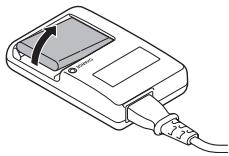 SANYO VPC-CS1P - When the CHARGE indicator turns off, unplug the power cord from the power outlet, and remove the battery pack from the charger. - 4