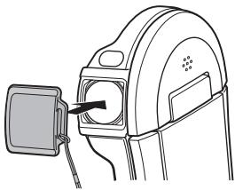SANYO VPC-CS1P - ■ How to attach the lens cap - 6