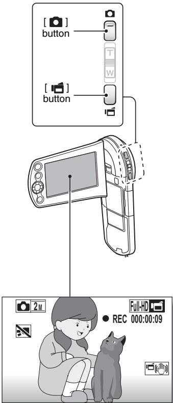 SANYO VPC-CS1P - SHOOT A STILL IMAGE WHILE RECORDING A VIDEO CLIP - 1