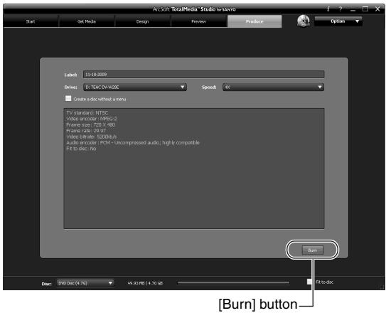 SANYO VPC-CS1P - Click the [Produce] tab. - 1