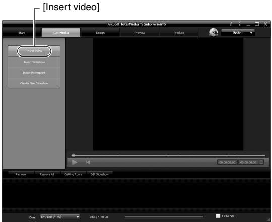SANYO VPC-CS1P - Click [New DVD project]. - 1