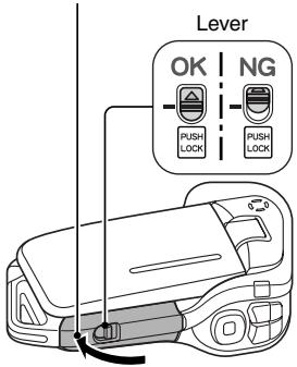 SANYO VPC-E1 - Close the battery/card compartment cover. - 1