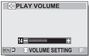 SANYO VPC-HD2000EX - Toggle the SET button to the left or right to set the volume, and press the SET button. - 1