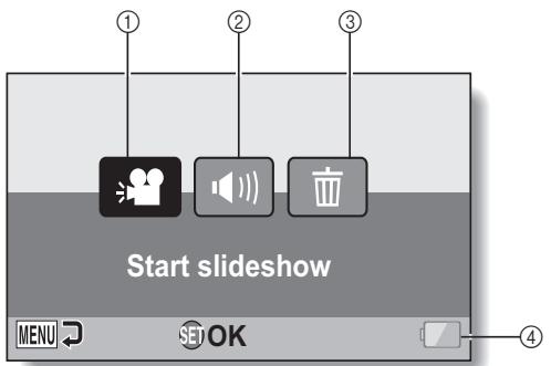 SANYO VPC-HD2000GX - SIMPLE Mode Playback Menu - 1
