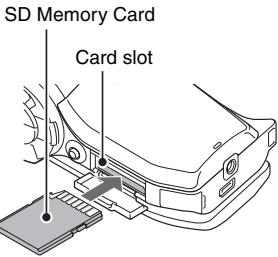 SANYO VPC-HD2000GX - INSTALLING THE CARD - 2