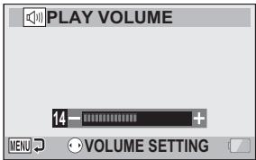 SANYO VPC-HD2000GX - Toggle the SET button to the left or right to set the volume, and press the SET button. - 1