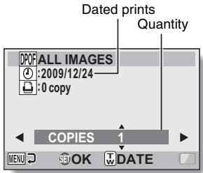 SANYO VPC-HD2000GX - Specify whether the date is displayed on the print, and the number of prints. - 1