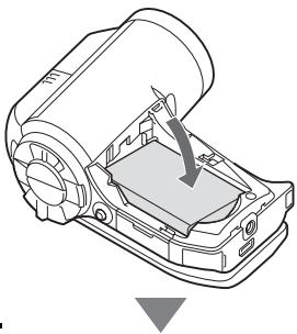 SANYO VPC-HD2000GX - Replace the battery cover. - 1