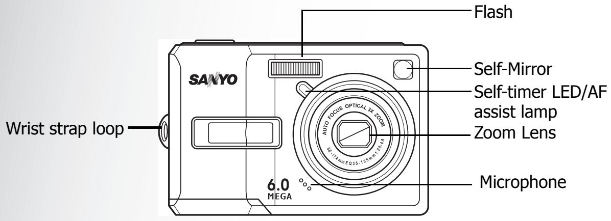SANYO VPC-S670 - Front View - 1
