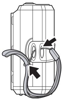 SANYO VPC-S670 - Attaching the Wrist Strap - 1