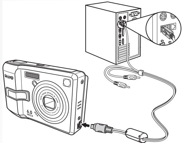 SANYO VPC-S670 - Transferring Photos/Videos to your PC - 1
