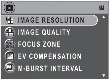 SANYO VPC-S670R - The Capture Menu - 1