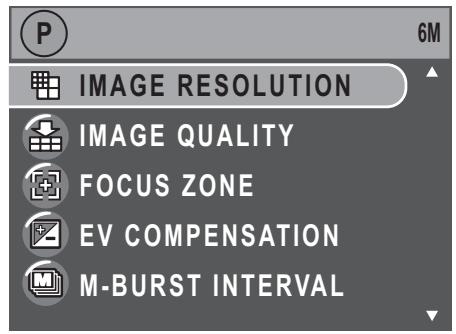 SANYO VPC-S670R - The Capture Menu - 2