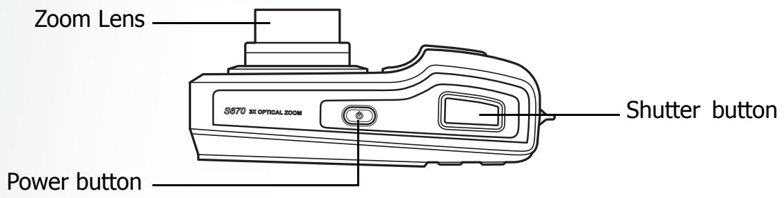 SANYO VPC-S670R - Top View - 1