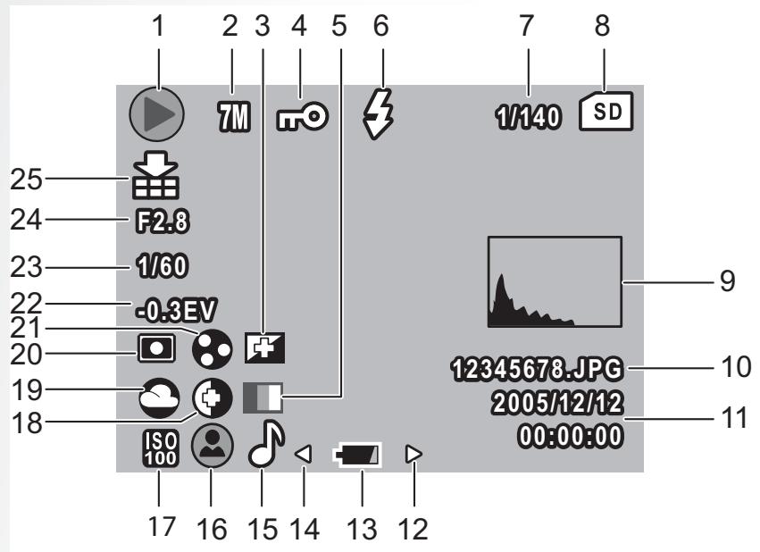 SANYO VPC-S750 - Playback Mode Display - 1