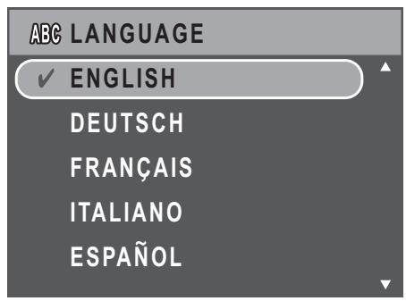 SANYO VPC-S750 - Language - 1
