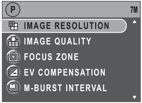 SANYO VPC-S750 - The Capture Menu - 3
