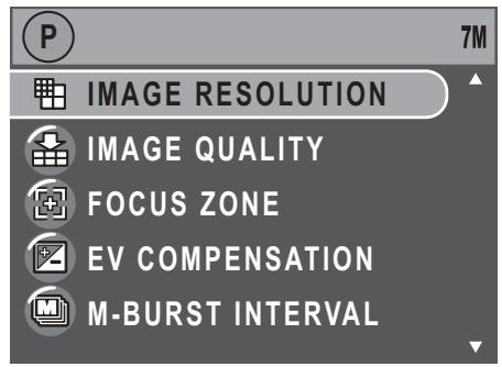 SANYO VPC-S770 - The Capture Menu - 2