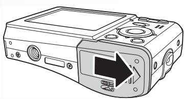 SANYO VPC-S770 - Inserting an SD/MMC Memory Card - 1